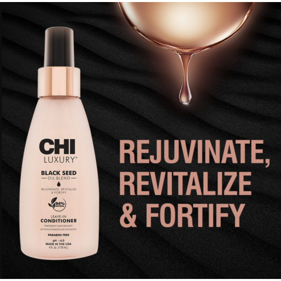 Незмивний кондиціонер з маслом чорного кмину Luxury Black Seed Oil CHI 118 мл