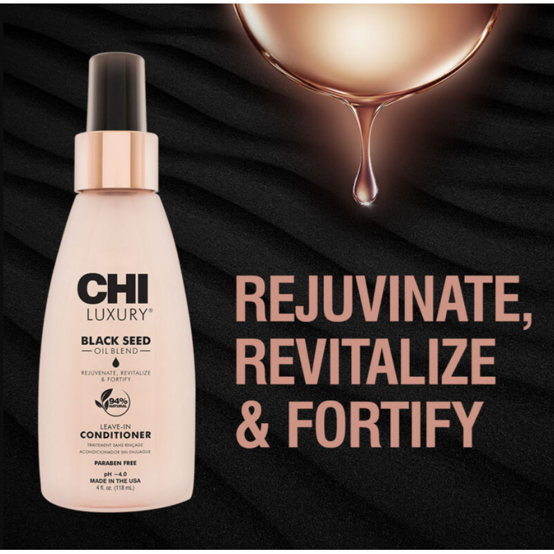 Незмивний кондиціонер з маслом чорного кмину Luxury Black Seed Oil CHI 118 мл