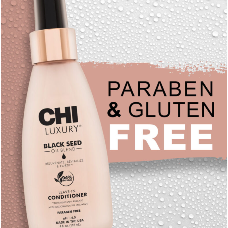 Незмивний кондиціонер з маслом чорного кмину Luxury Black Seed Oil CHI 118 мл