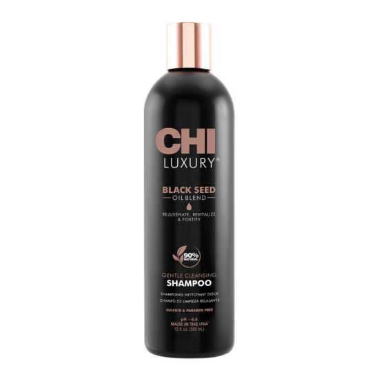 Шампунь деликатного очищения с маслом черного тмина Luxury Black Seed Oil Shampoo CHI 