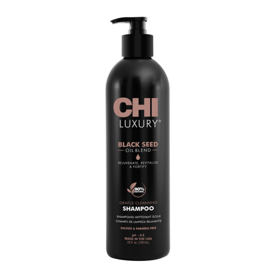 Шампунь деликатного очищения с маслом черного тмина Luxury Black Seed Oil Shampoo CHI 