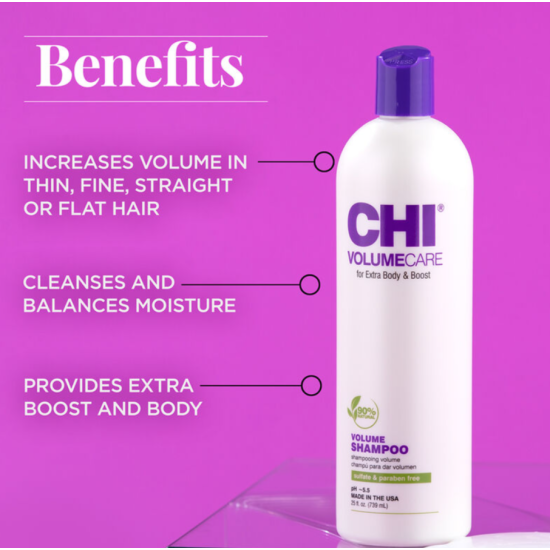 Шампунь для придания объема тонким волосам Volume Care Volume Shampoo CHI