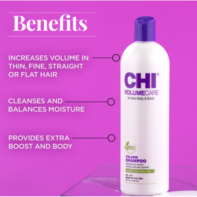 Шампунь для придания объема тонким волосам Volume Care Volume Shampoo CHI