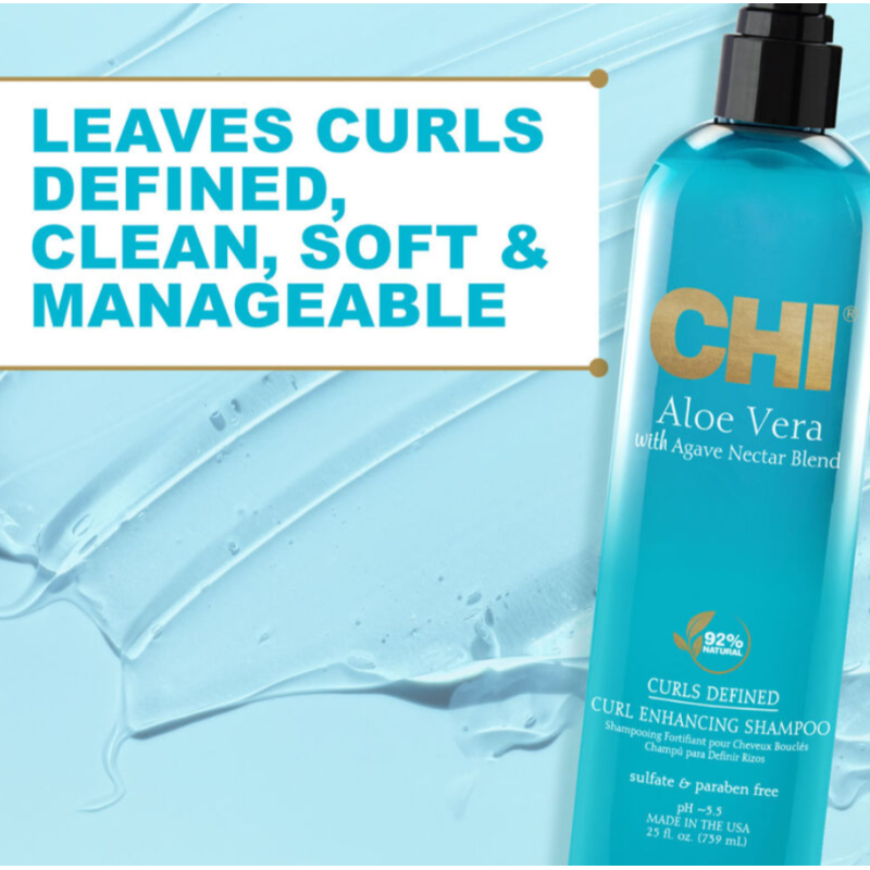 Шампунь для вьющихся волос с алоэ вера Aloe Vera Shampoo CHI