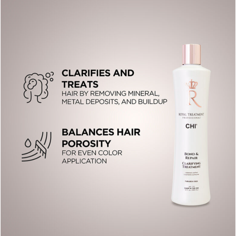 Шампунь очищающий для волос Bond Repair Clarifying Royal Treatment CHI