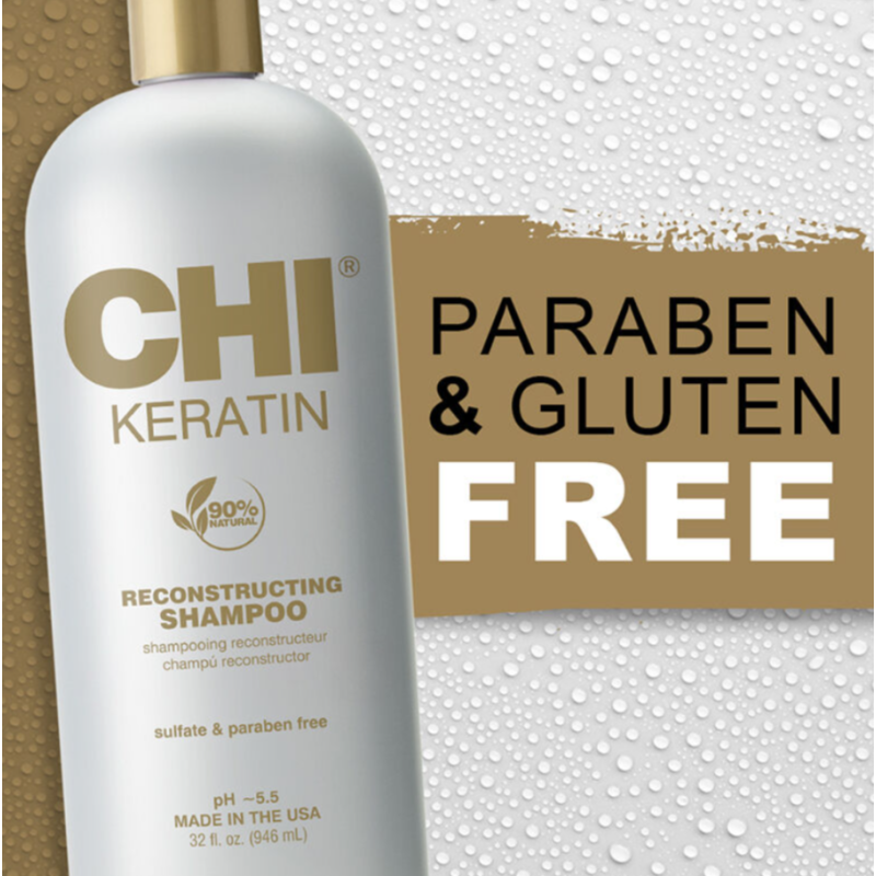 Шампунь восстанавливающий с кератином Keratin Shampoo CHI