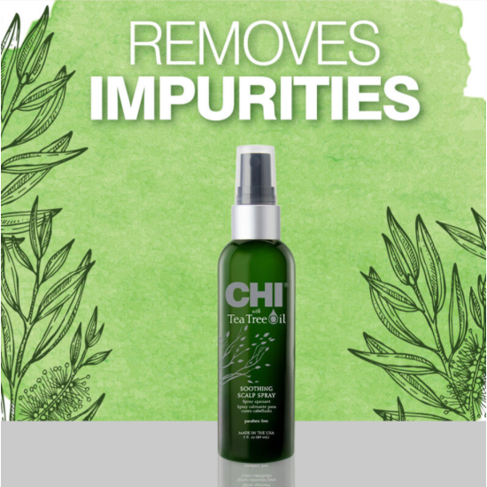 Спрей заспокійливий для шкіри голови з олією чайного дерева Tea Tree Oil CHI 89 мл