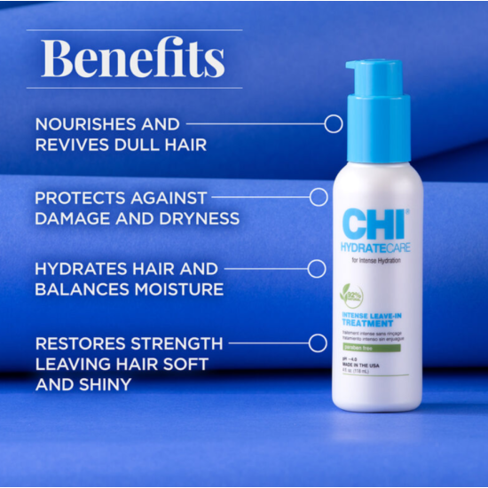 Засіб інтенсивний незмивний для зволоження волосся HydrateCare CHI 118 мл