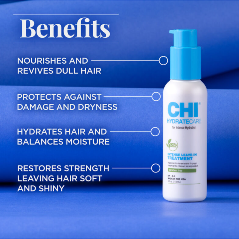 Засіб інтенсивний незмивний для зволоження волосся HydrateCare CHI 118 мл