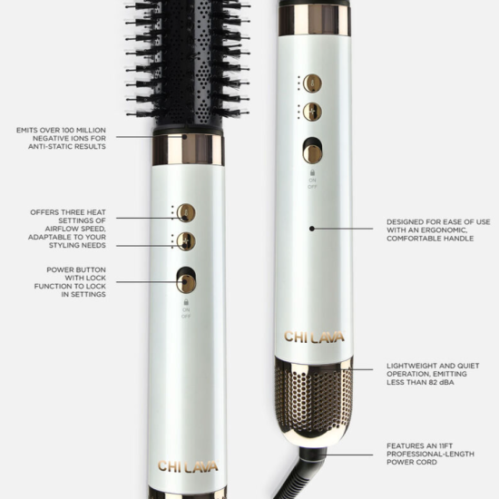 Стайлер-щетка многофункциональный профессиональный Volcanic Lava LAVA AIR GLAM CHI