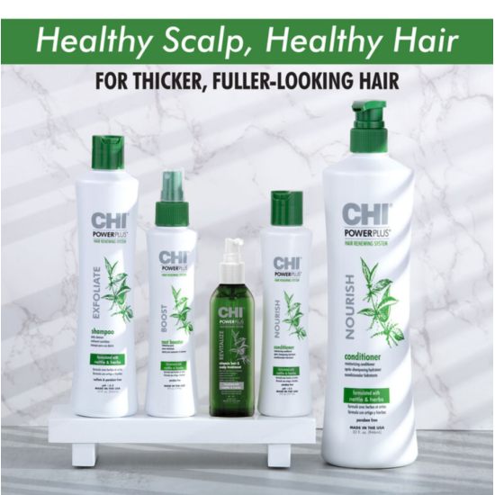 Стимулюючий шампунь-ексфоліант Power Plus Exfoliate CHI