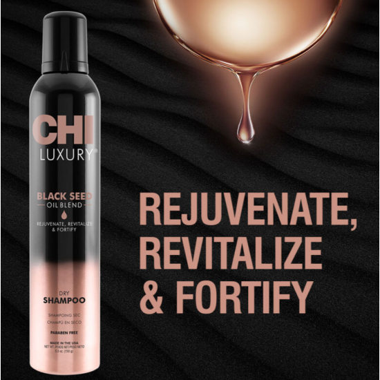 Сухой шампунь с маслом черного тмина Luxury Black Seed Oil CHI 150 г