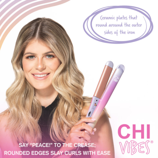 Выпрямитель для волос с керамическими пластинами On The Edge 1 Vibes CHI