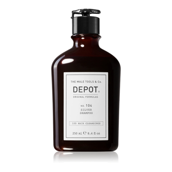Шампунь для седых и светлых волос No.104 Silver Shampoo DEPOT