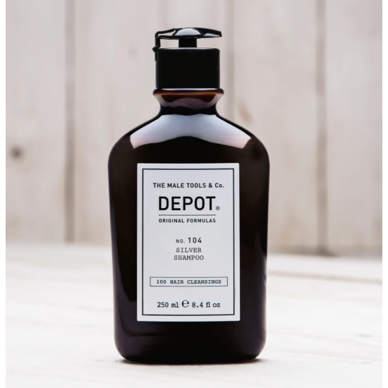 Шампунь для седых и светлых волос No.104 Silver Shampoo DEPOT