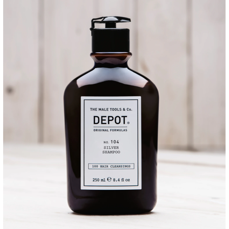 Шампунь для седых и светлых волос No.104 Silver Shampoo DEPOT