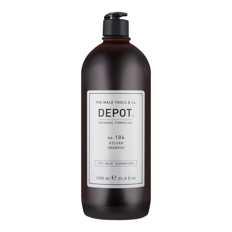 Шампунь для седых и светлых волос No.104 Silver Shampoo DEPOT