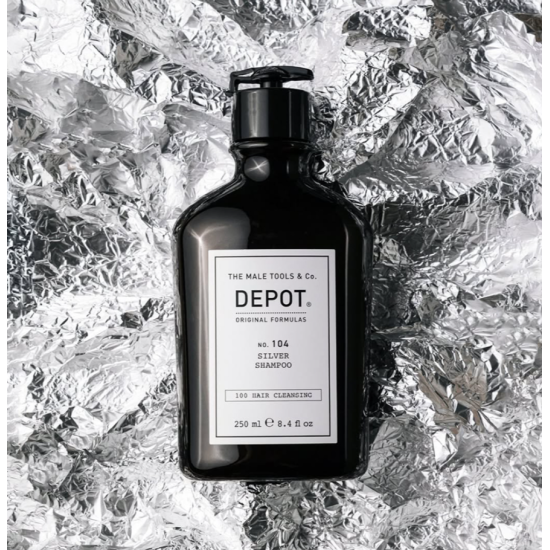 Шампунь для седых и светлых волос No.104 Silver Shampoo DEPOT