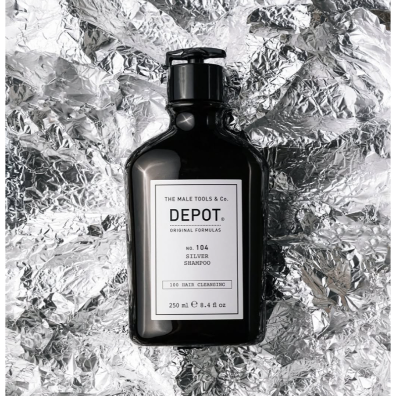 Шампунь для седых и светлых волос No.104 Silver Shampoo DEPOT