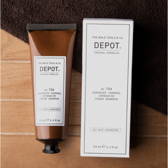 Крем-шампунь проти лупи No.106 Dandruff Control Intensive Cream Shampoo DEPOT 125 мл