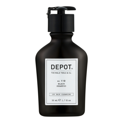 Шампунь для волос с черным пигментом No.110 Black Shampoo DEPOT 250 мл
