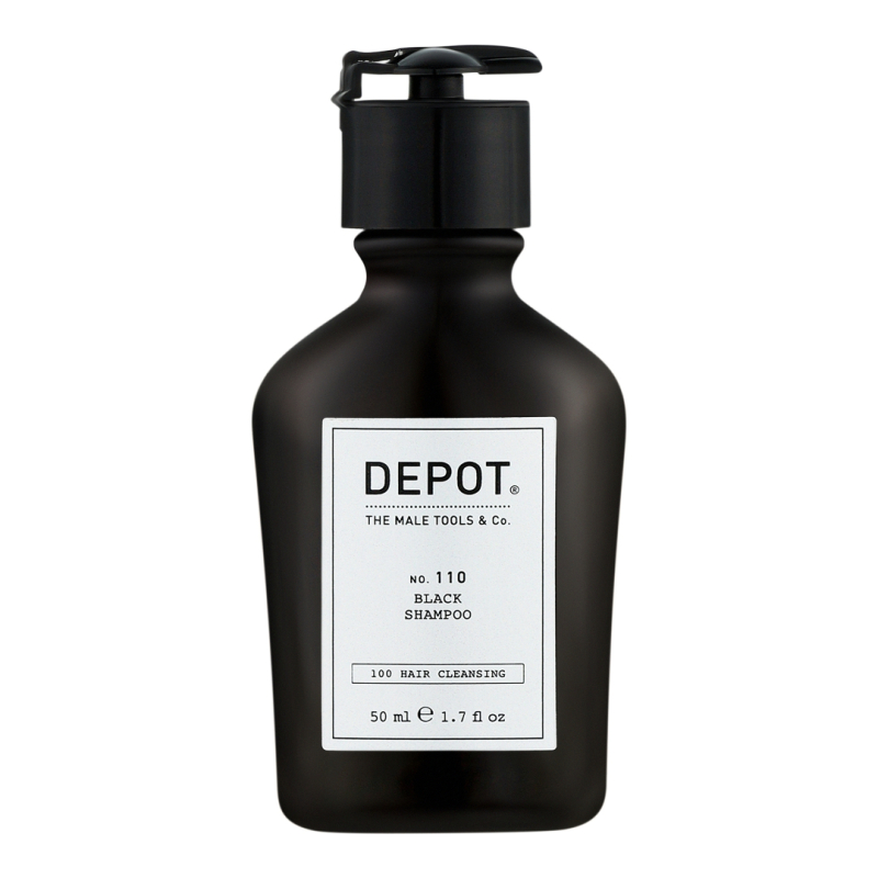Шампунь для волос с черным пигментом No.110 Black Shampoo DEPOT 250 мл