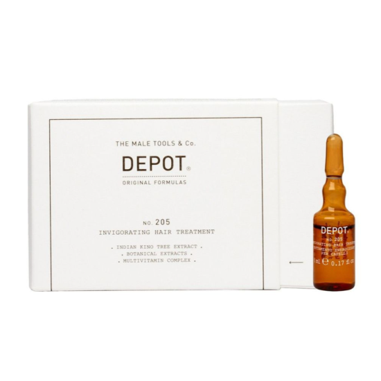 Укрепляющий комплекс против выпадения No.205 Invigorating Hair Treatment DEPOT