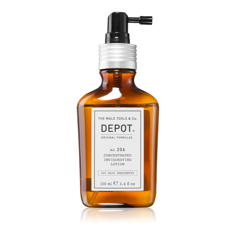 Бодрящий концентрированный лосьон для волос No.206 Invigorating Concentrated Lotion DEPOT 100 мл