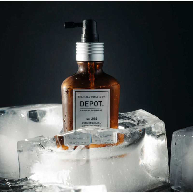 Бодрящий концентрированный лосьон для волос No.206 Invigorating Concentrated Lotion DEPOT 100 мл
