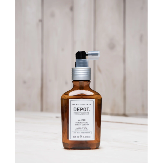 Детокс-спрей-лосьйон для шкіри голови No.208 Detoxifying Spray Lotion DEPOT 100 мл