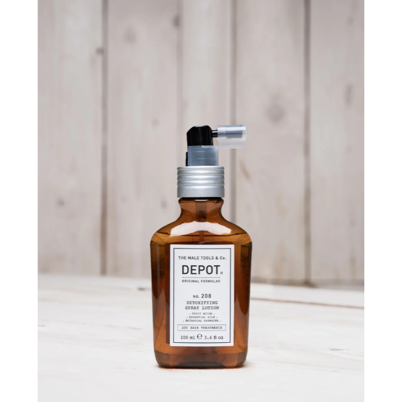 Детокс-спрей-лосьйон для шкіри голови No.208 Detoxifying Spray Lotion DEPOT 100 мл