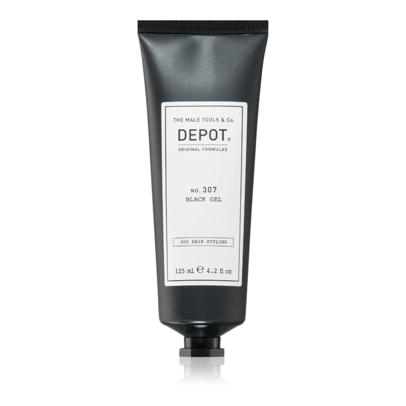 Черный гель камуфляж для седины No.307 Black Gel DEPOT 125 мл