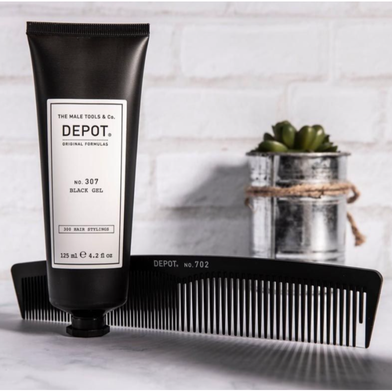 Черный гель камуфляж для седины No.307 Black Gel DEPOT 125 мл