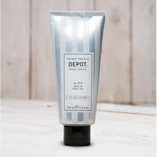 Гель для волосся середньої фіксації No.313 Medium Hold Gel DEPOT 200 мл