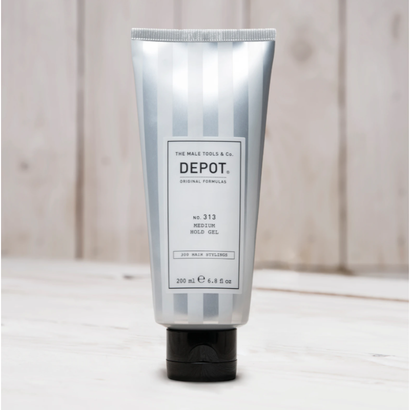 Гель для волосся середньої фіксації No.313 Medium Hold Gel DEPOT 200 мл