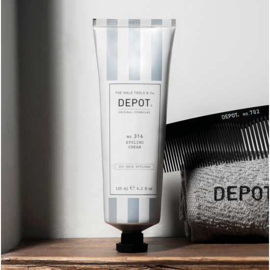 Моделюючий крем для волосся середньої фіксації No.316 Styling Cream DEPOT 125 мл