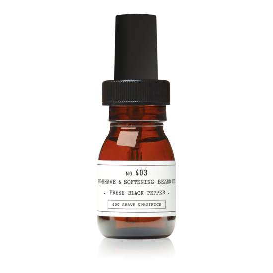 Масло для смягчения бороды No.403 Pre-Shave Softening Beard Oil DEPOT 30 мл