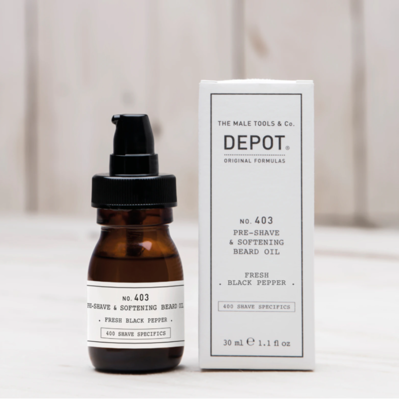 Масло для смягчения бороды No.403 Pre-Shave Softening Beard Oil DEPOT 30 мл