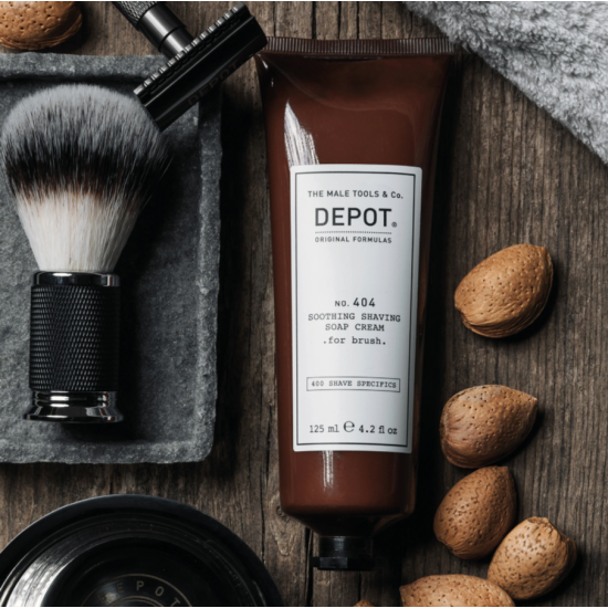 Заспокійливий крем для гоління No.404 Soothing Shaving Soap Cream DEPOT 125 мл