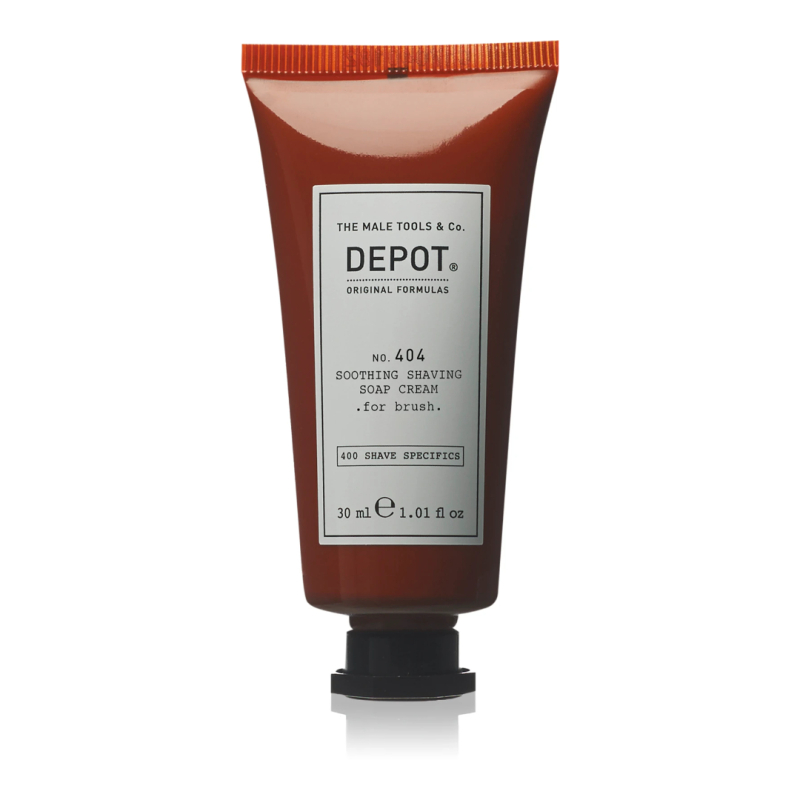 Заспокійливий крем для гоління No.404 Soothing Shaving Soap Cream DEPOT 125 мл