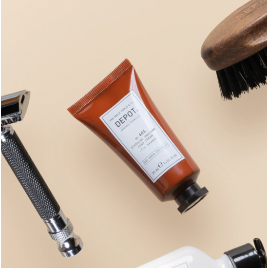 Заспокійливий крем для гоління No.404 Soothing Shaving Soap Cream DEPOT 125 мл