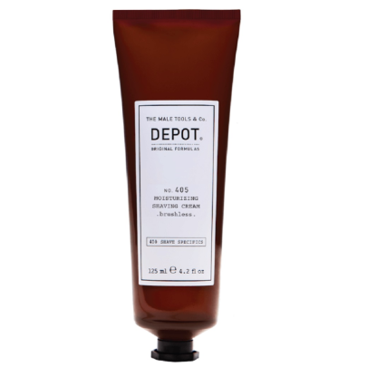 Увлажняющий крем для бритья No.405 Moisturizing Shaving Cream DEPOT 125 мл