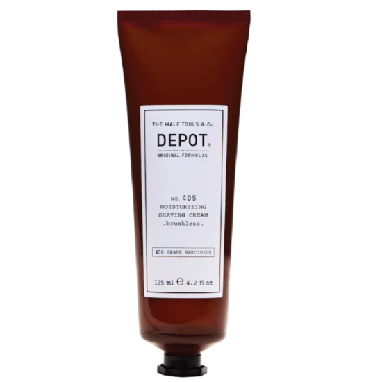 Увлажняющий крем для бритья No.405 Moisturizing Shaving Cream DEPOT 125 мл