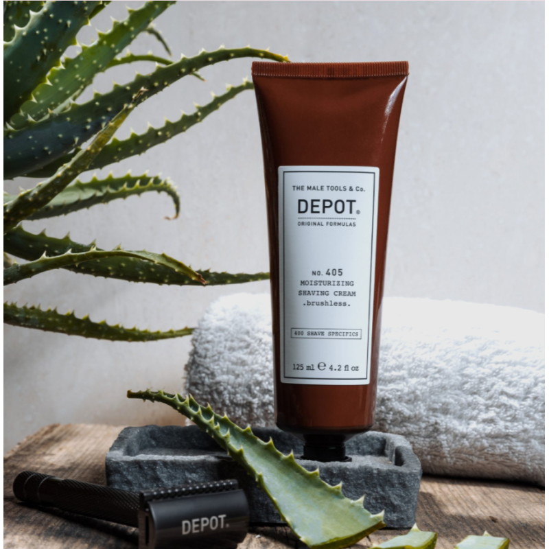 Увлажняющий крем для бритья No.405 Moisturizing Shaving Cream DEPOT 125 мл