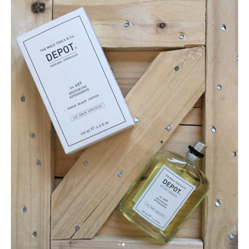 Восстанавливающий и освежающий лосьон после бритья No.407 Restoring Aftershave DEPOT 500 мл