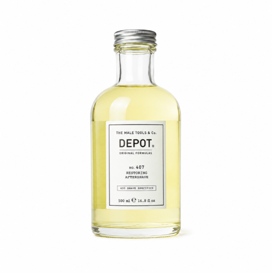 Восстанавливающий и освежающий лосьон после бритья No.407 Restoring Aftershave DEPOT 500 мл