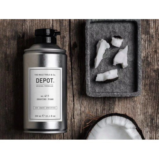Піна для гоління No.411 Shaving Foam DEPOT 300 мл
