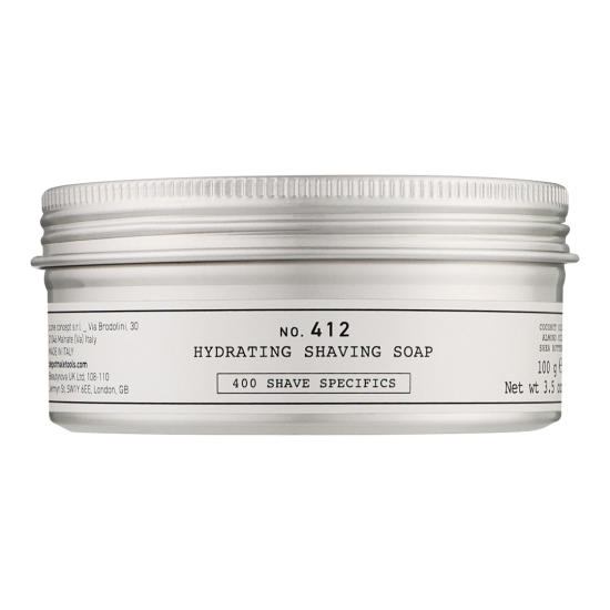 Мыло твердое для традиционного бритья No.412 Hydrating Shaving Soap DEPOT 100 г