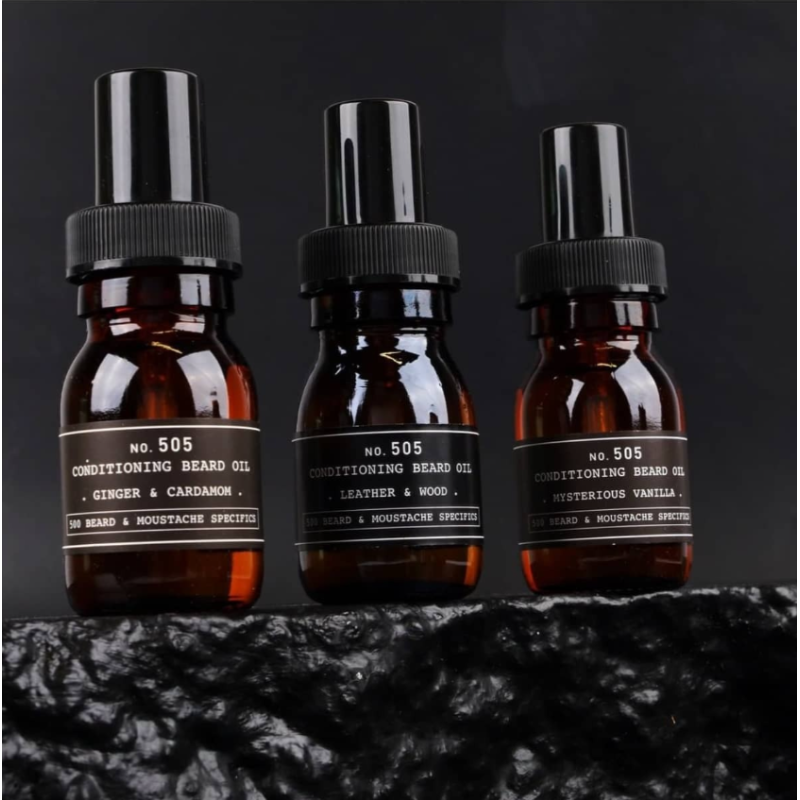 Кондиціонуюча та ароматизована олія для бороди No.505 Conditioning Beard Oil Ginger Cardamon DEPOT 30 мл Кондиціонуюча та ароматизована олія для бороди No.505 Conditioning Beard Oil Ginger Cardamon DEPOT 30 мл
