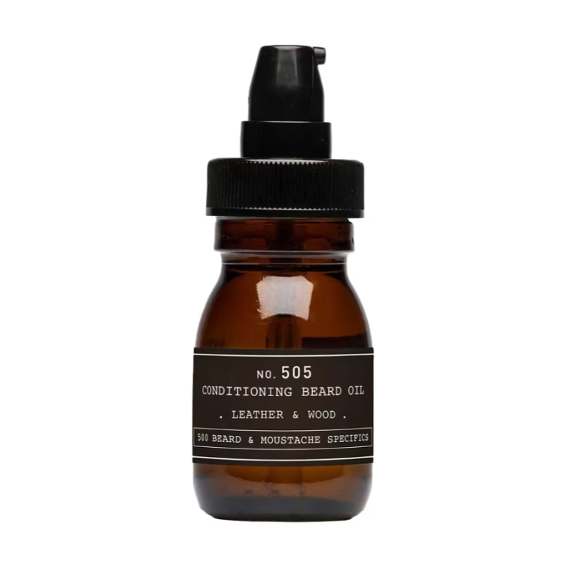 Масло для бороды кондиционирующее и ароматизирующее No.505 Conditioning Beard Oil Leather Wood DEPOT 30 мл Масло для бороды кондиционирующее и ароматизирующее No.505 Conditioning Beard Oil Leather Wood DEPOT 30 мл